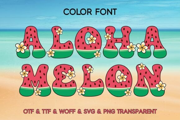 Aloha Melon: A Fresh Take on Tropical Typography