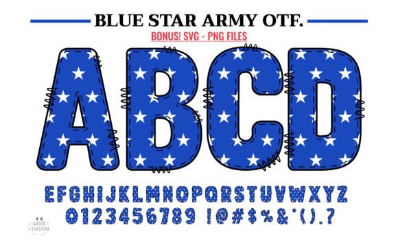 Blue Star Army: A Typeface for the American Spirit