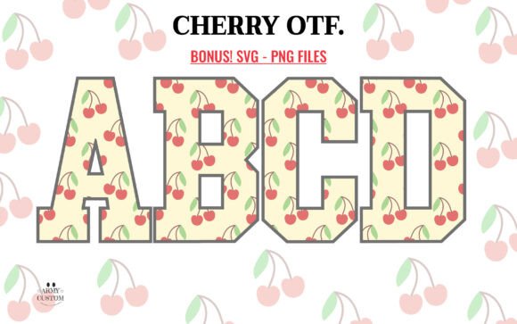 Cherry Font: A Modern Ode to National Pride