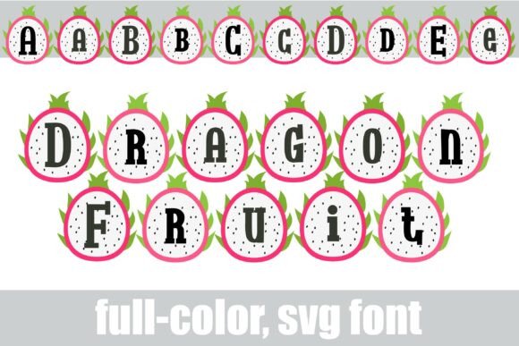 Dragon Fruit: The Bold SVG Font for Impactful Design