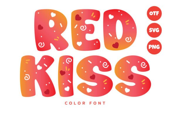 Redkiss: A Playful Typeface for Sweet, Modern Designs