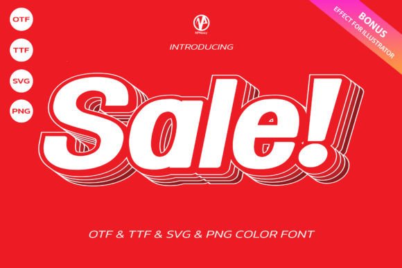 Sale: The Color Font That Makes Every Discount Pop