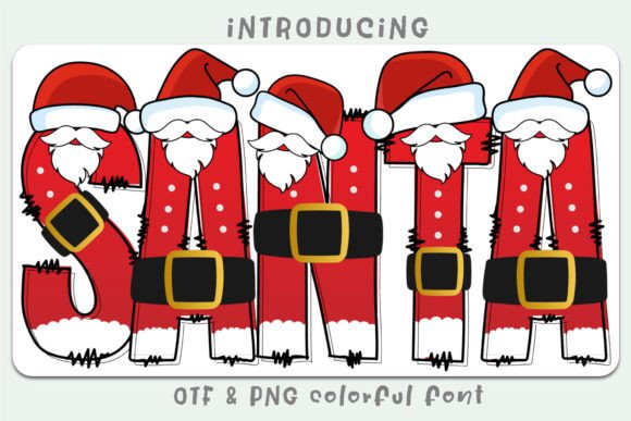 Santa: The Playful Creative Font for Holiday Projects