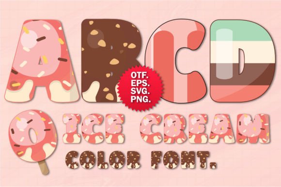 Scoop Up Some Fun with the Ice Cream Font