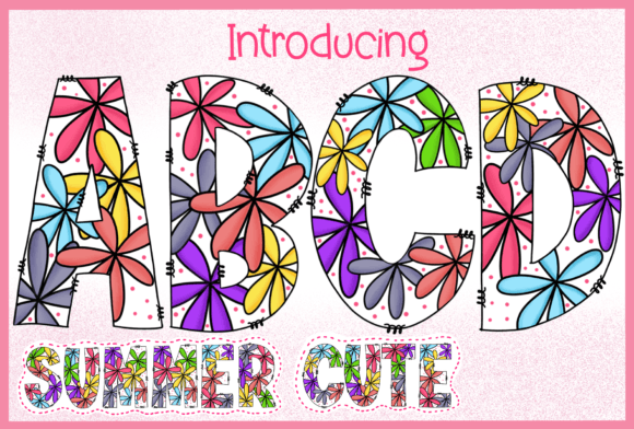 Summer Cute: The Color Font That Brings Sunny Vibes to Any Project