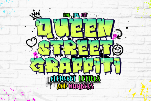 Unleash Urban Vibe: Queen Street Graffiti Font