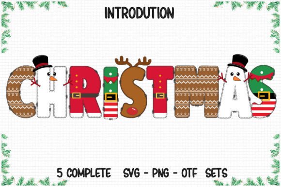 Xmas Doodle: A Festive Font for Holiday Crafts